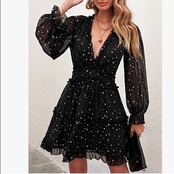 Summer Boho Floral Ruffles Casual Backless mini Dress (brand new in package) - Picture 1 of 8